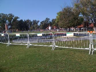 Alquiler de vallas de 2,5mts x 1,25mts Alquiler de vallas